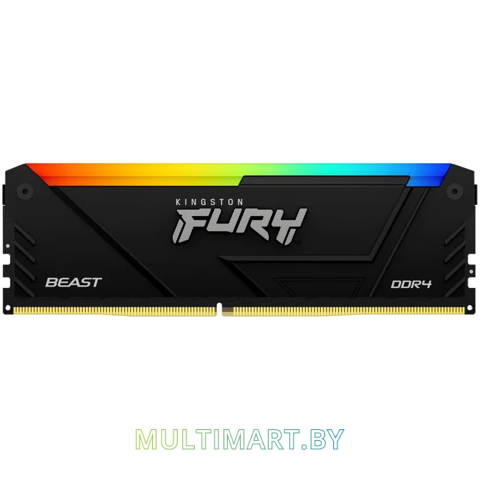 Оперативная память Kingston FURY Beast RGB 2x8GB DDR4 PC4-28800 (KF436C17BB2AK2/16)